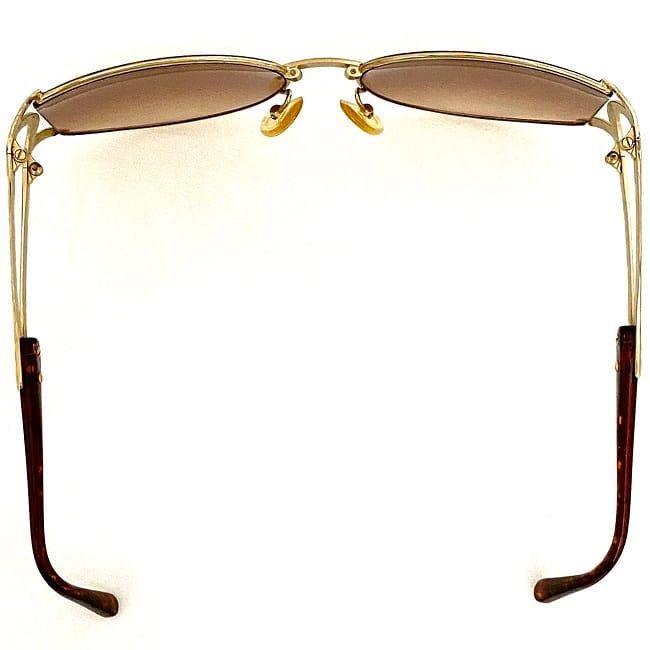 クリスチャン ディオール サングラス ブラウン ゴールド べっ甲風 2842