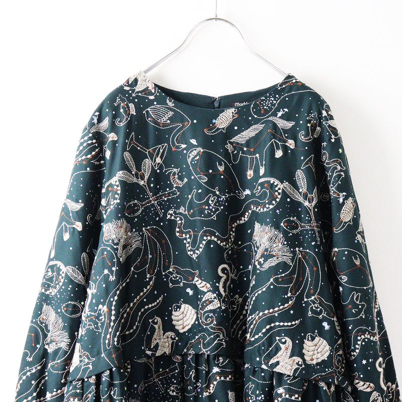 マーブルシュッド marble SUD Stella ステラ 総刺繍 ロング