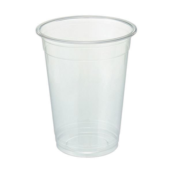 （まとめ） TANOSEEリサイクルPETカップ 96mm口径 510mL 1パック（50個） 【×5セット】