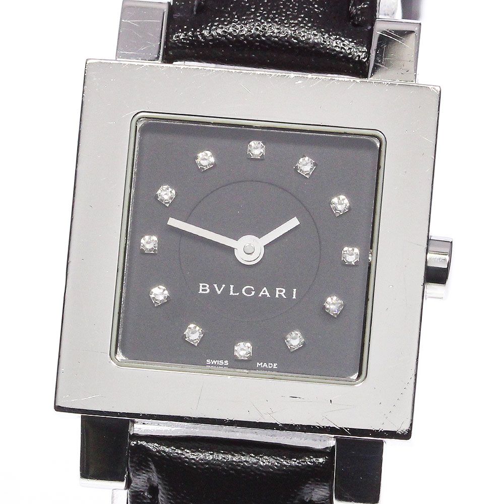 ブルガリ 腕時計 クアドラード SQ22SL 黒