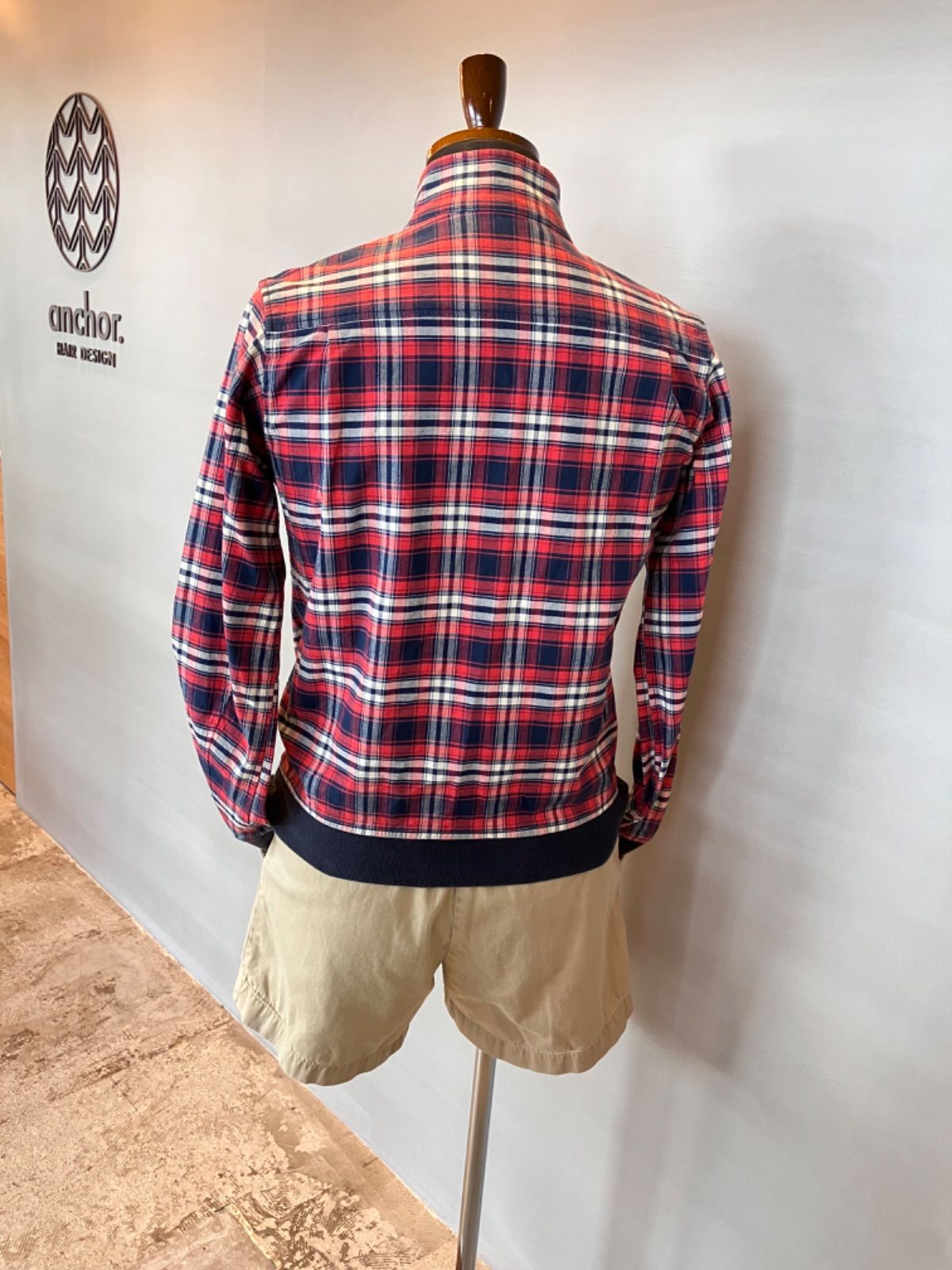 FRED PERRY フレッドペリー ジップアップ リブ ブルゾン タータン 