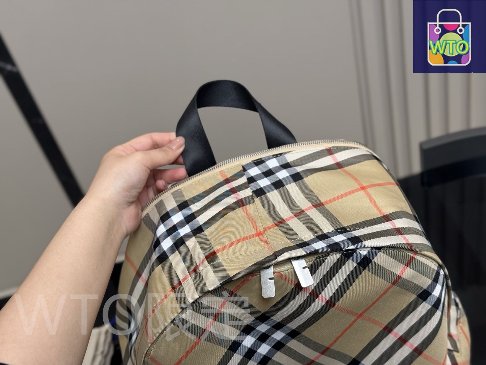 【正規店購入、ほぼ未使用】 Burberry リュック　布袋付き cheap-tock_bb-8023038