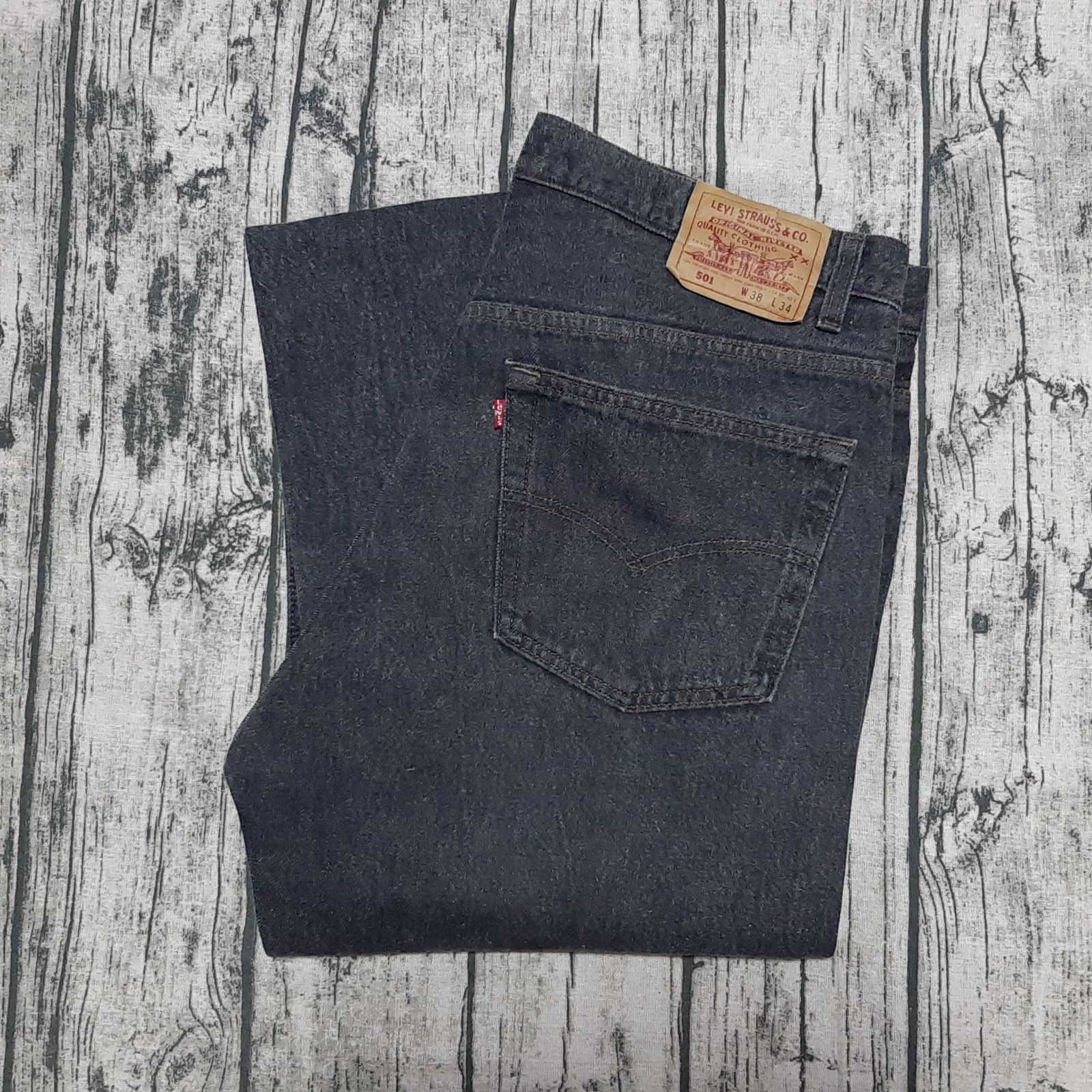 W38】92年 USA製 先染めブラック Levi's 501 BLACK 黒 501-0658 W38】92年 USA製 先染めブラック Levi's 501 BLACK 黒 501-0658