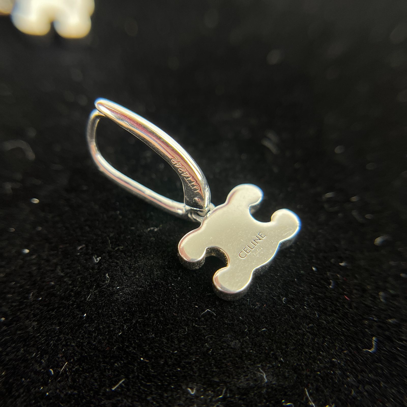 中古】CELINE セリーヌ アクセサリー トリオンフ ピアス UTT4242
