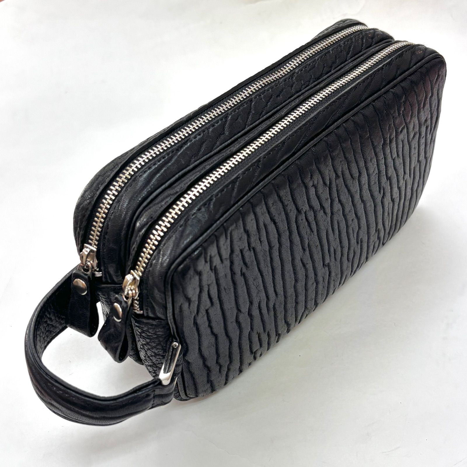 CROIX ROYAL 革バッグ ブラック 新品 未使用品 【公式通販】