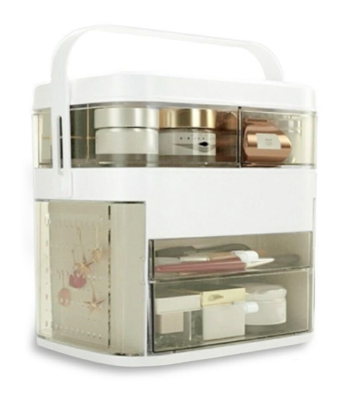 メイクボックス LED 大容量 ドレッサー コスメボックス 可愛い メイクボックス LED 大容量 ドレッサー コスメボックス 可愛い 送料