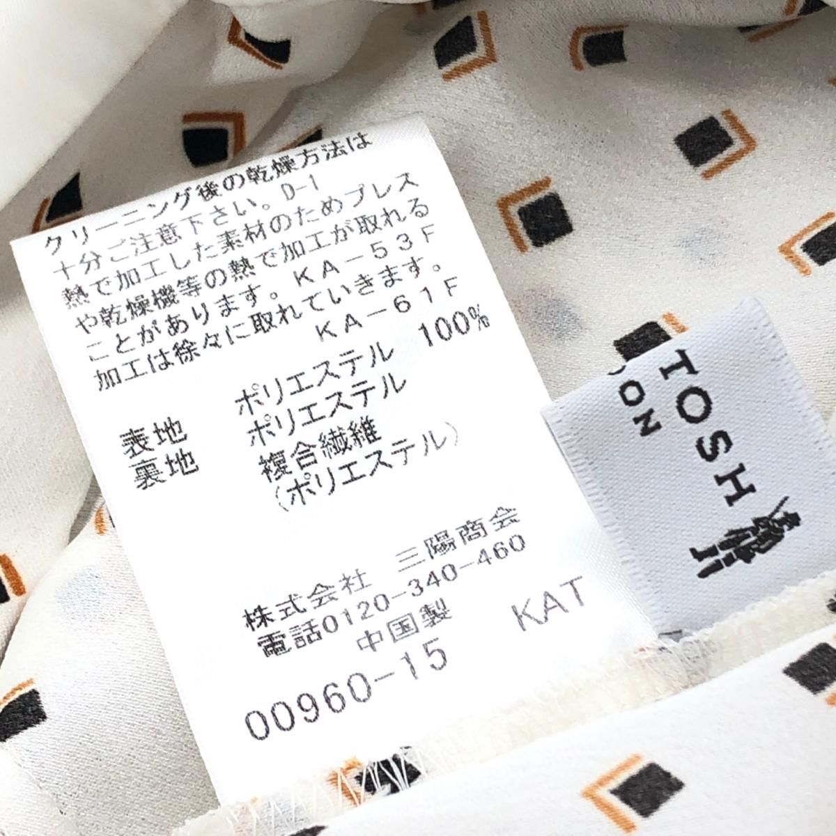 MACKINTOSH LONDON マッキントッシュロンドン 半袖 総柄 ピンタック  