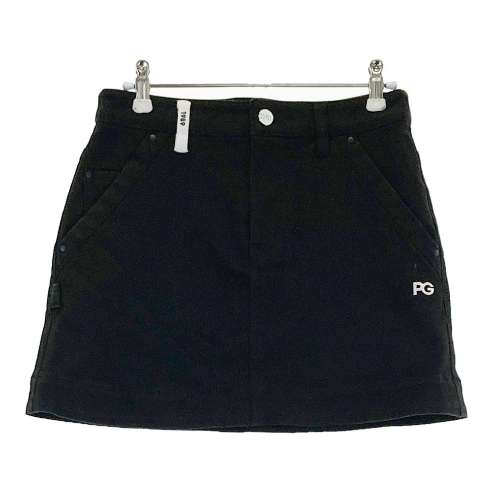 サイズ：0 PEARLY GATES パーリーゲイツ ストレッチスカート ブラック