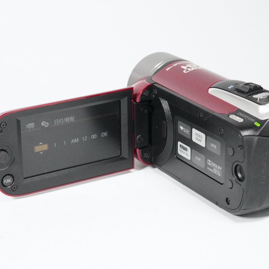 Canon キャノン iVIS HF R10 レッド 動作OK 返金保証 /2128 - メルカリ