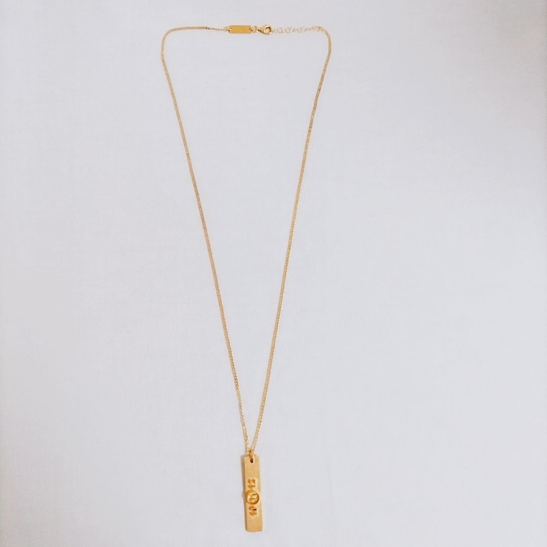 新品未使用※訳あり】MAISON MARGIELA プレート ネックレス