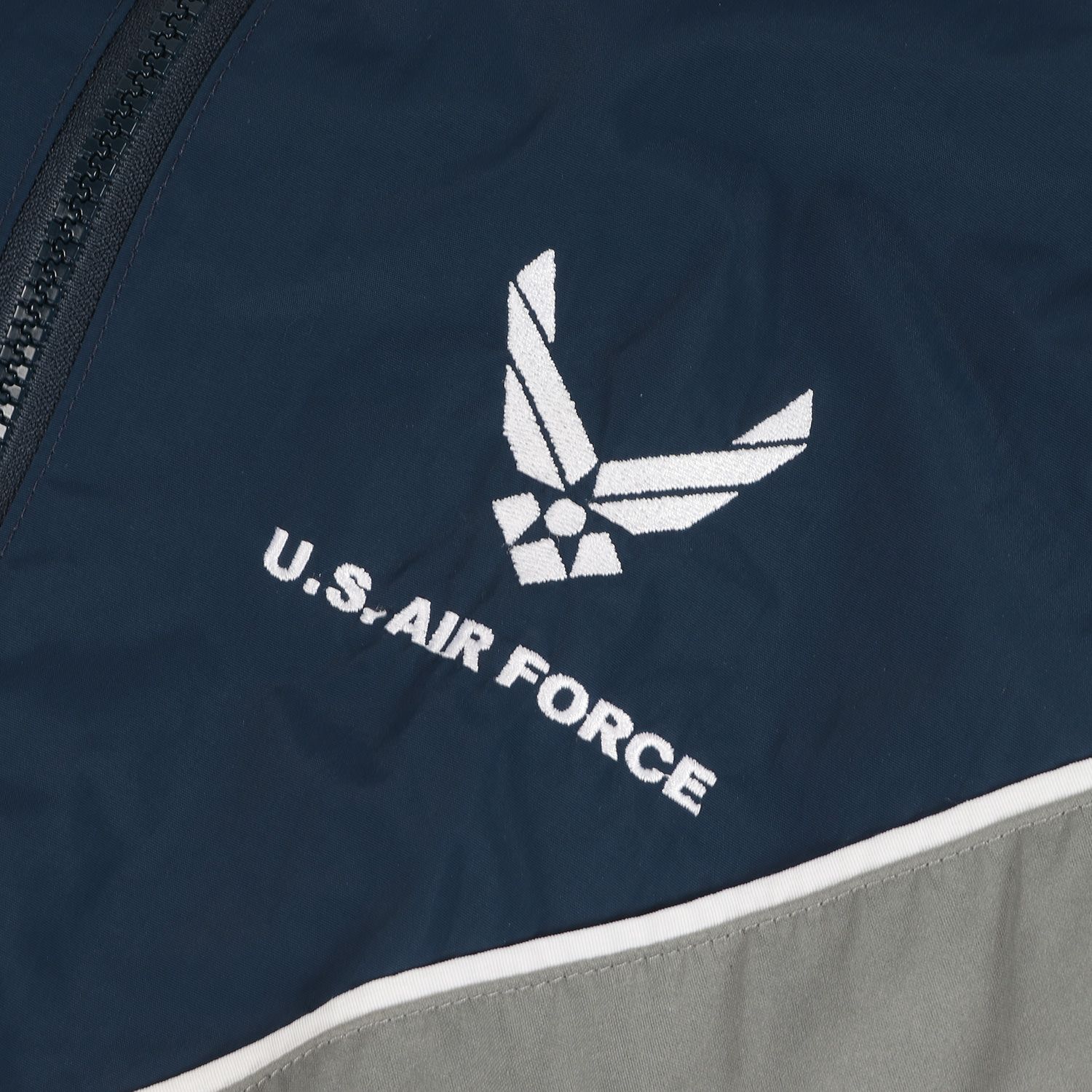 00s 米軍実物 U.S.AIR FORCE PTU トレーニングジャケット ブルー 