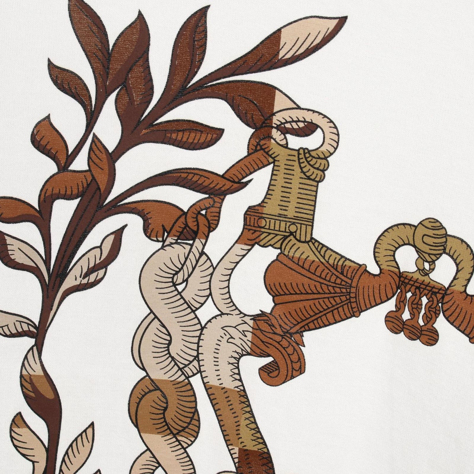 エルメス HERMES Della Cavalleria Tシャツ ワンピース コットン ホワイト 4E4530DA レディース 中古 エルメス HERMES Della Cavalleria カットワンピース 4E4530DA