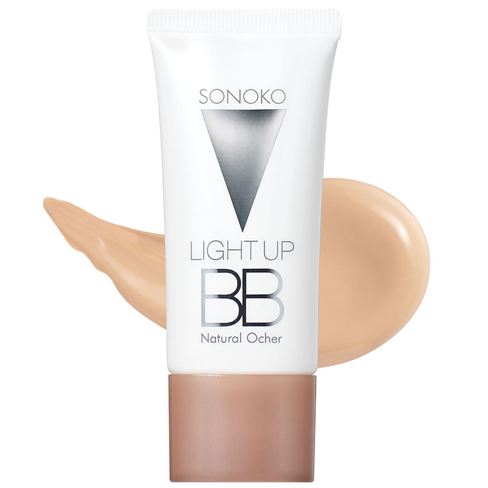 在庫セール母の日 ギフト BBクリーム ［ ライトアップBB ナチュラル オークル 30g 約3か月分 ］ SONOKO  無香料 無添加  SPF35 PA＋＋＋ UV 日焼け止め 化粧下地 美容液成分75％以上配合 カバー力 ツ
