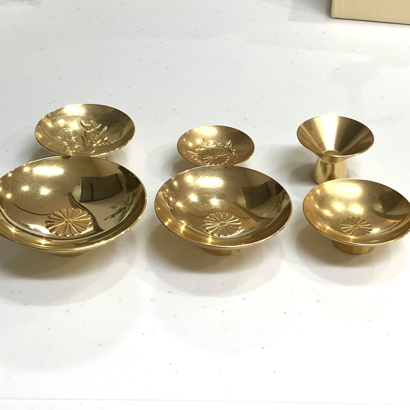 金杯 銀杯 7点セット 24金GP 純銀