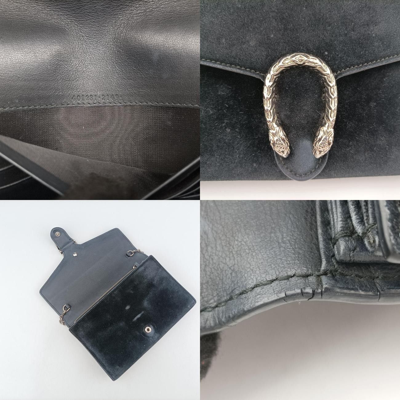 グッチGucciディオニュソスブラックスエード401231