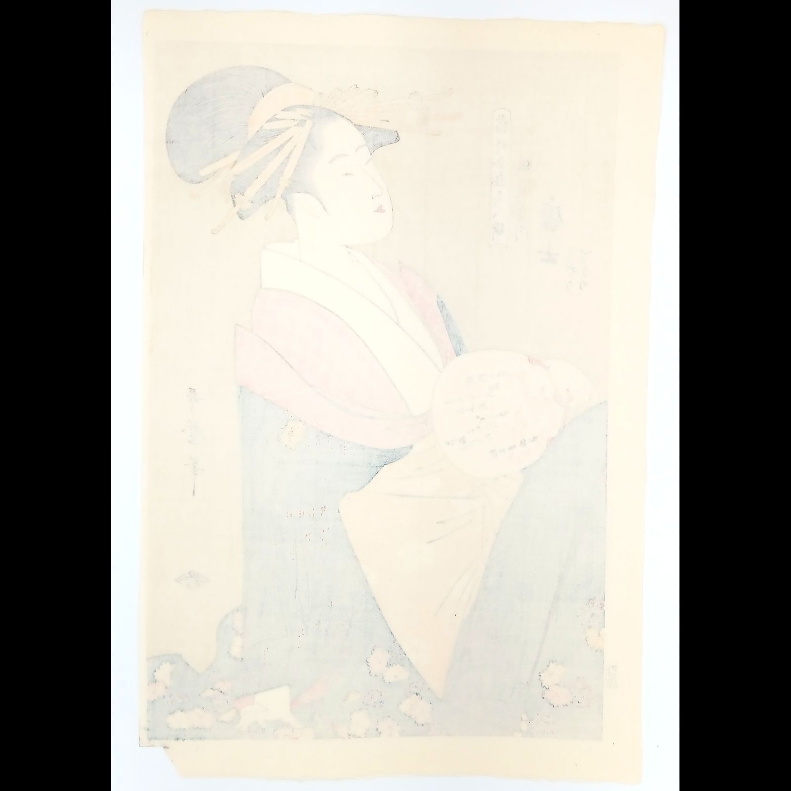 模写【復刻版画】 喜多川歌麿筆「當時全盛美人揃・越前屋内唐土、あやの、をりの」 模写【復刻版画】 喜多川歌麿筆「當時全盛美人揃・越前屋内唐土
