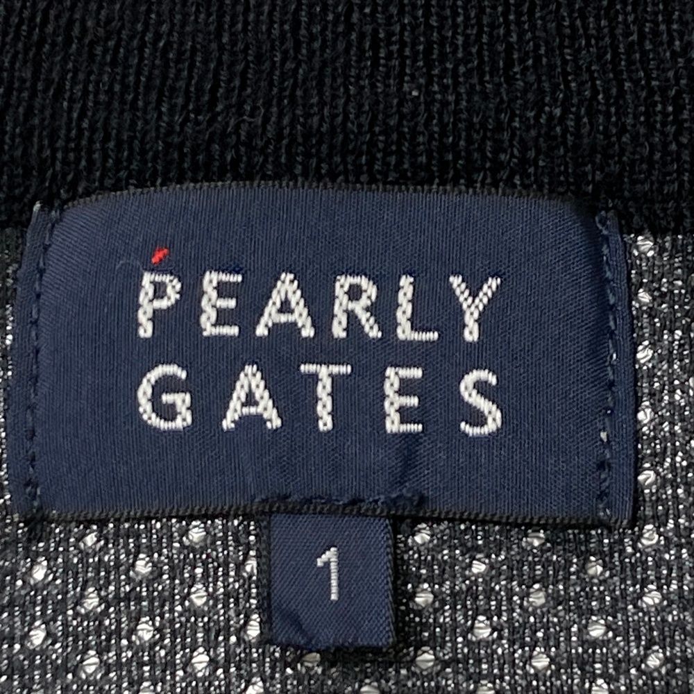 サイズ：1 PEARLY GATES パーリーゲイツ  裏地付 ニットセーター 総柄 ブラック系 [240101478055] ゴルフウェア レディース ストスト サイズ：1 PEARLY GATES パーリーゲイツ 裏地付 ニットセーター