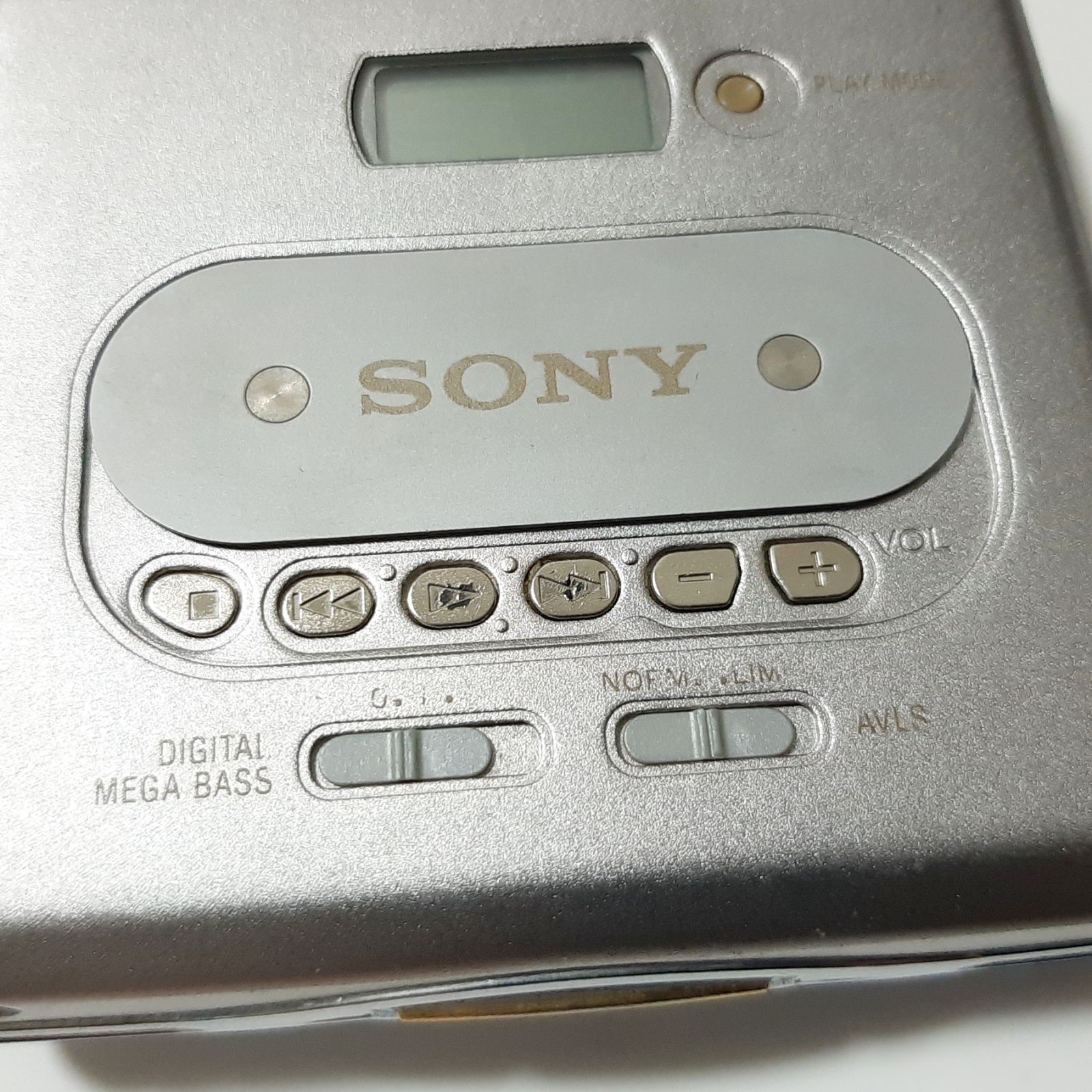 SONY - 美品 ソニー MZ-E35-S ポータブルMDプレーヤー MDウォークマン SONY ソニー MZ-E35-S シルバー ポータブルMDプレーヤー（MD再生