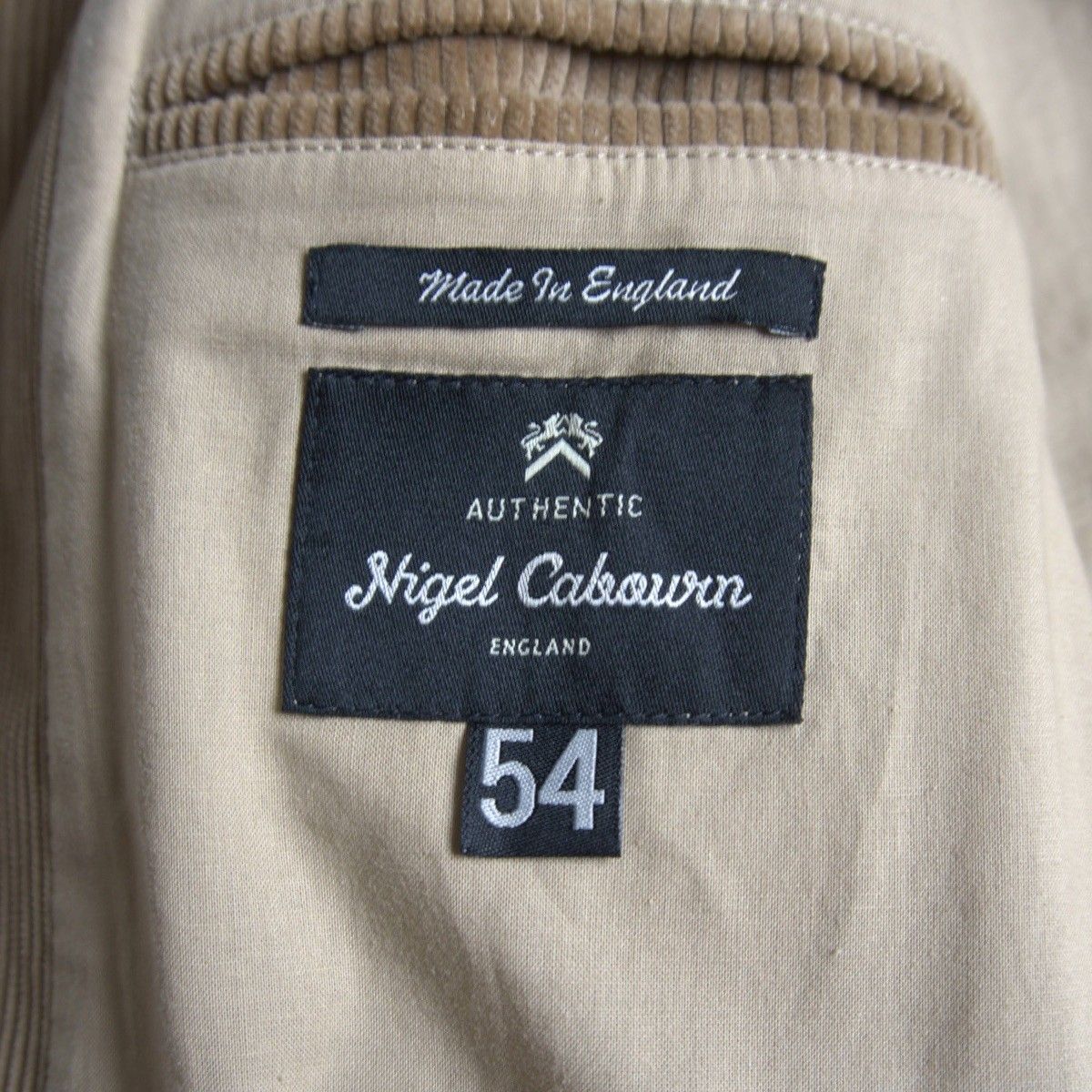 ビッグサイズ54】 NIGEL CABOURN 【NEW BLAZER CORDUROY JACKET】54