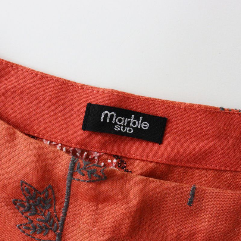 マーブルシュッド marble SUD EMB エキノプス リネン コットン 半袖