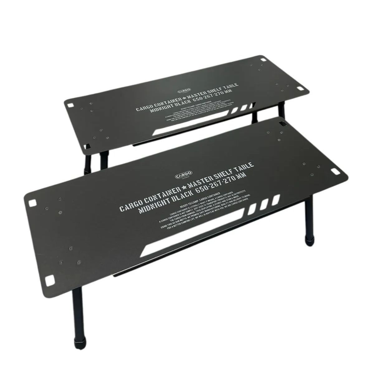 MASTER SHELF TABLEブラック(CARGO CONTAINER) MASTER SHELF TABLE – CARGO CONTAINER