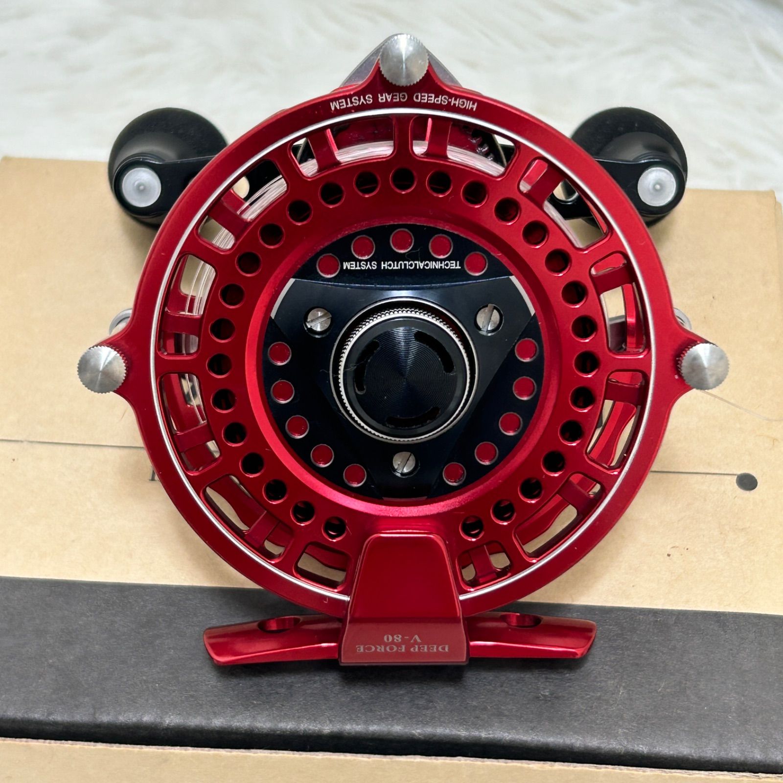 極美品】黒鯛工房 カセ筏師 DEEP FORCE V80-RT 左専用 ディープ