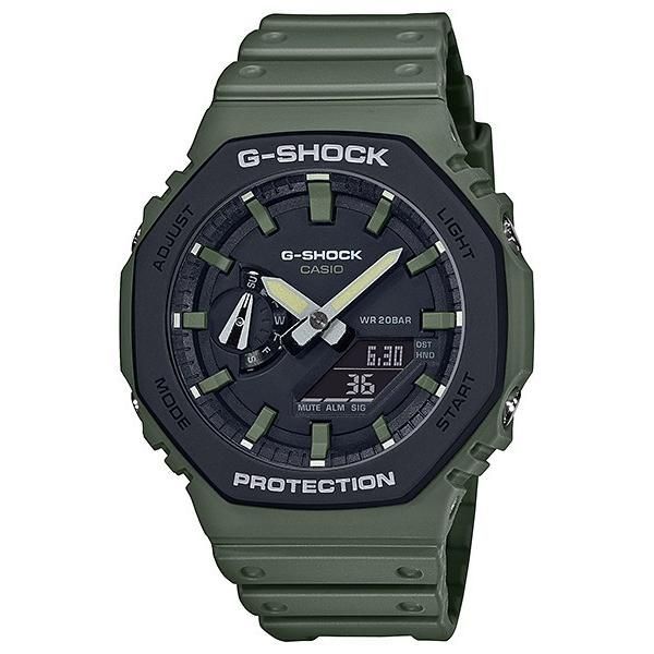 CASIO腕時計 GA-2110SU-3AJF G-SHOCK ジーショック グリーン 