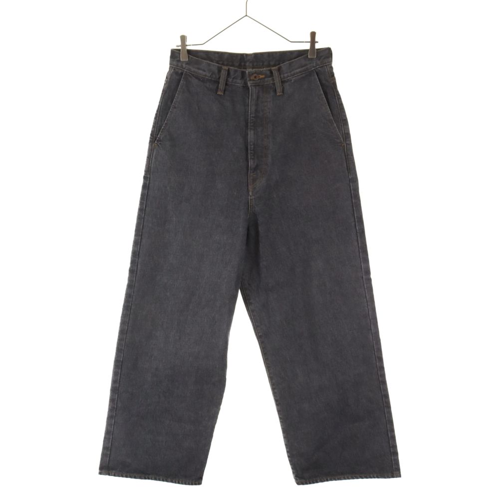 kapital パンツ かつらぎ ハイウエスト ニーム パンツ(ジプシーパッチリメイク