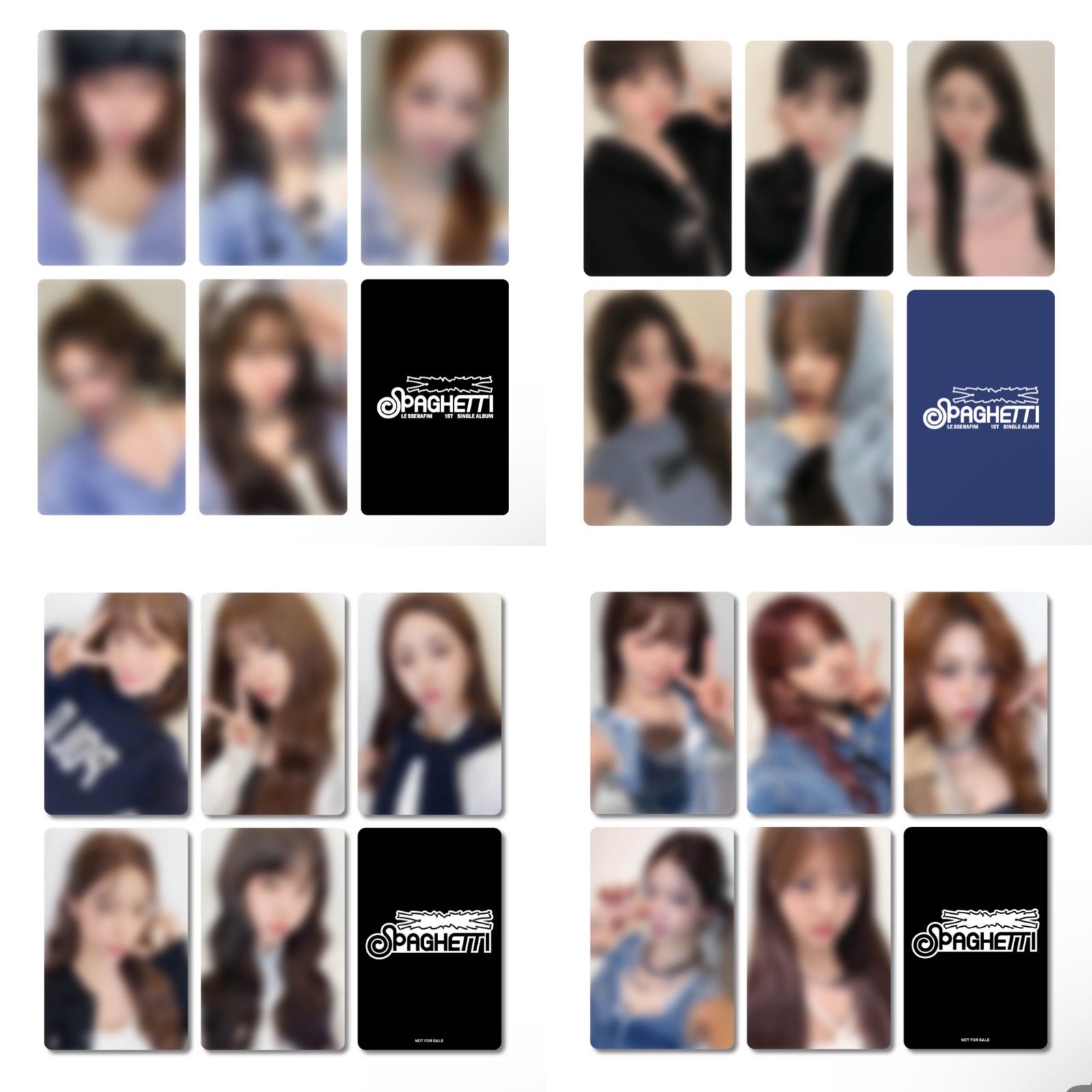 Le Sserafim Spaghetti ラキドロトレカ 全4回コンプリートセット ルセラフィム