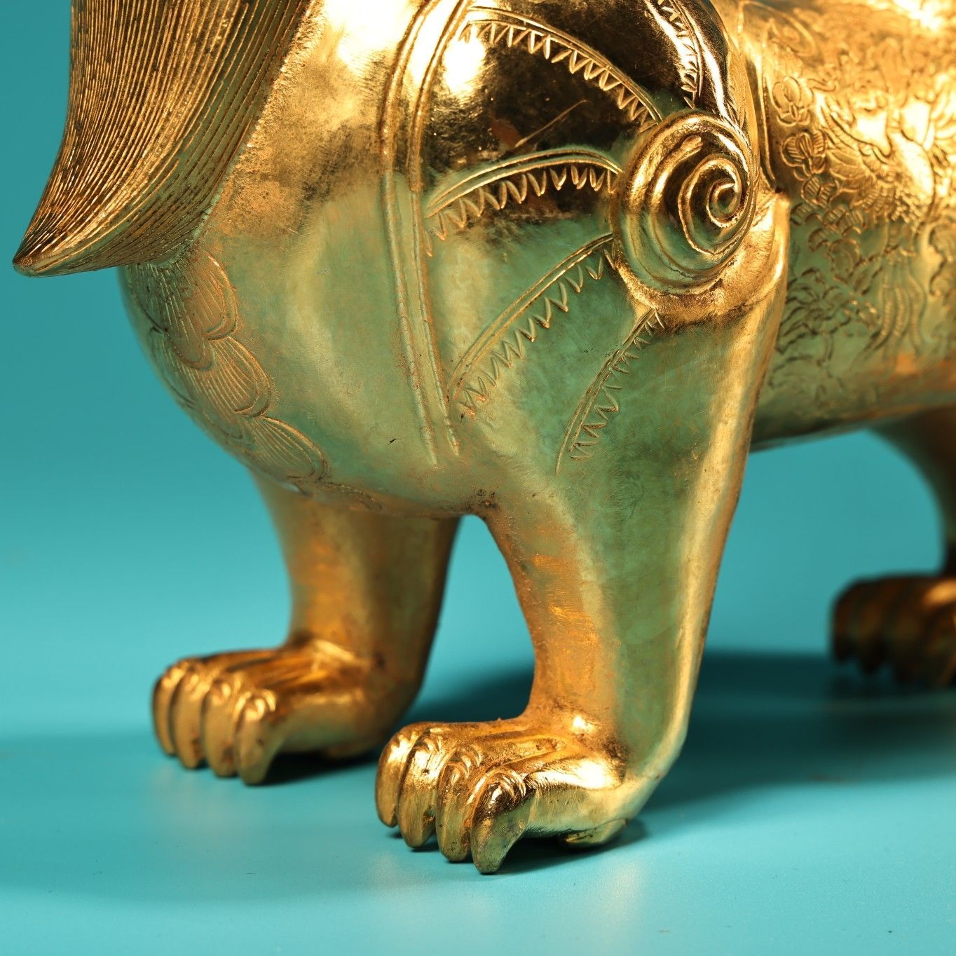 旧家蔵出し銅製細作