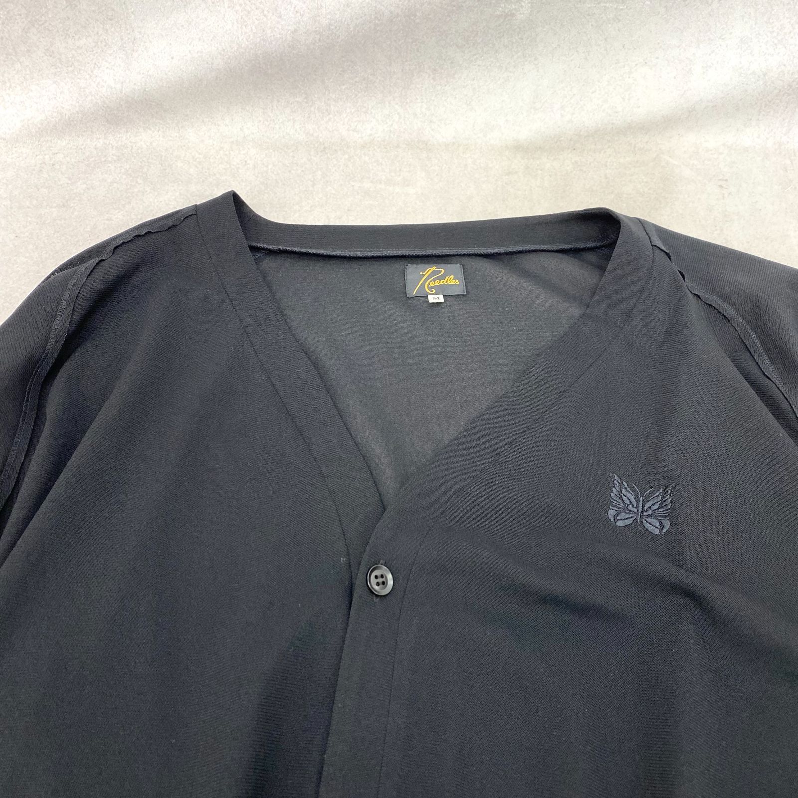 美品 Needles ニードルス ニードルズ IN211 V Neck Cardigane Poly 