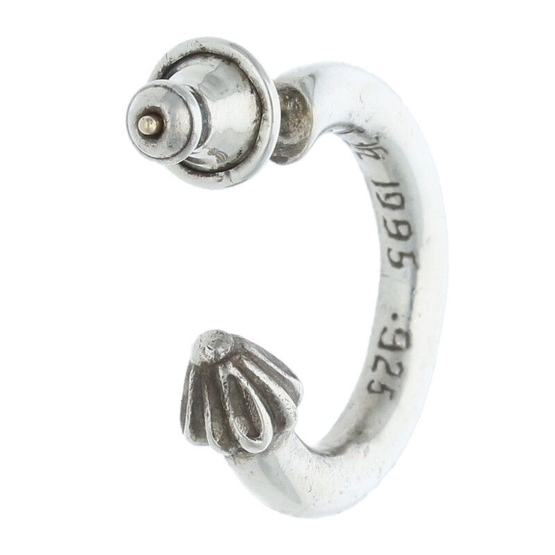 CH (クロムハーツ) HOOP PLAIN プレーン フープピアス シルバー 楽天