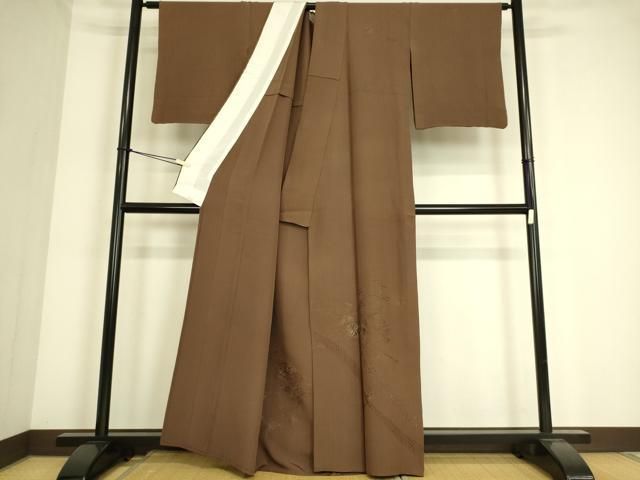 平和屋着物▽中国三大刺繍　スワトウ刺繍　汕頭刺繍　総刺繍　訪問着　単衣　短冊花文箱　金糸　憲法色　正絹　逸品　DAAS0471az 平和屋着物▽中国三大刺繍 スワトウ刺繍 汕頭刺繍 総刺繍 訪問着 単衣