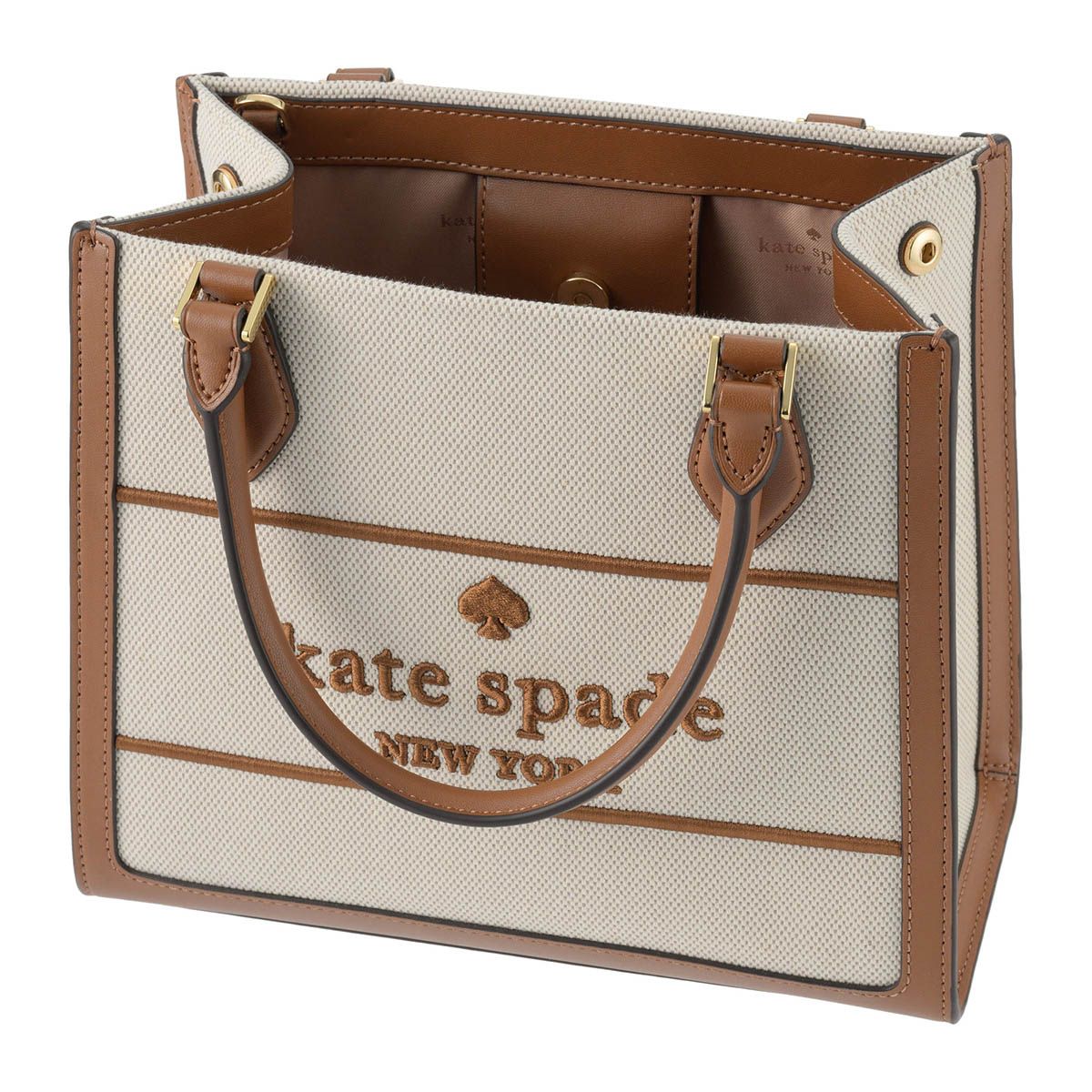 新品 ケイトスペード kate spade ショルダーバッグ CANVAS SMALL TOTE ウォームジンジャーブレッドマルチ 新品 ケイトスペード kate spade ショルダーバッグ CANVAS SMALL TOTE