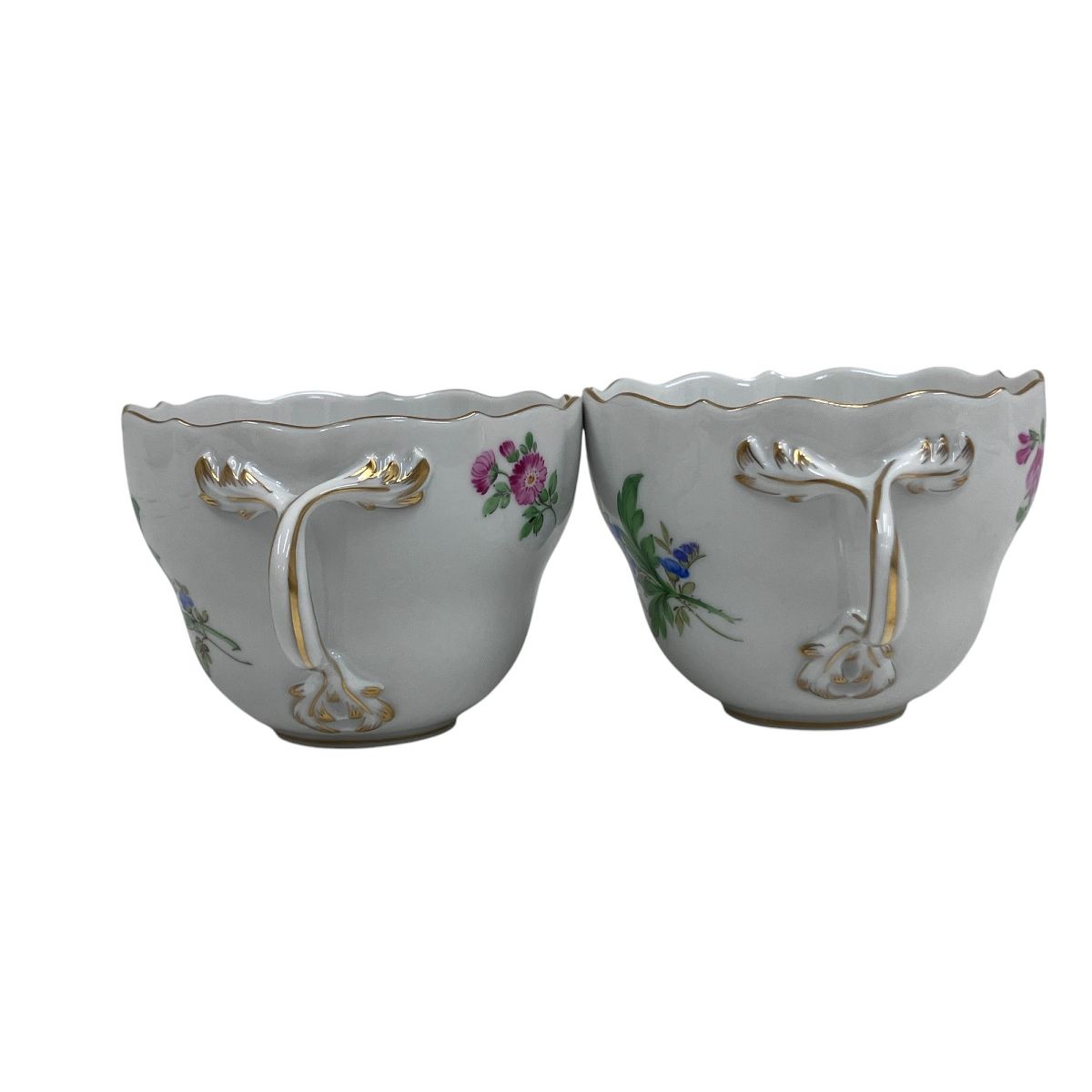 マイセン Meissen ベーシックフラワー 二つ花 040110/00582 コーヒーカップ&ソーサー ペア 200ml 食器 中古  O9753665 - メルカリ