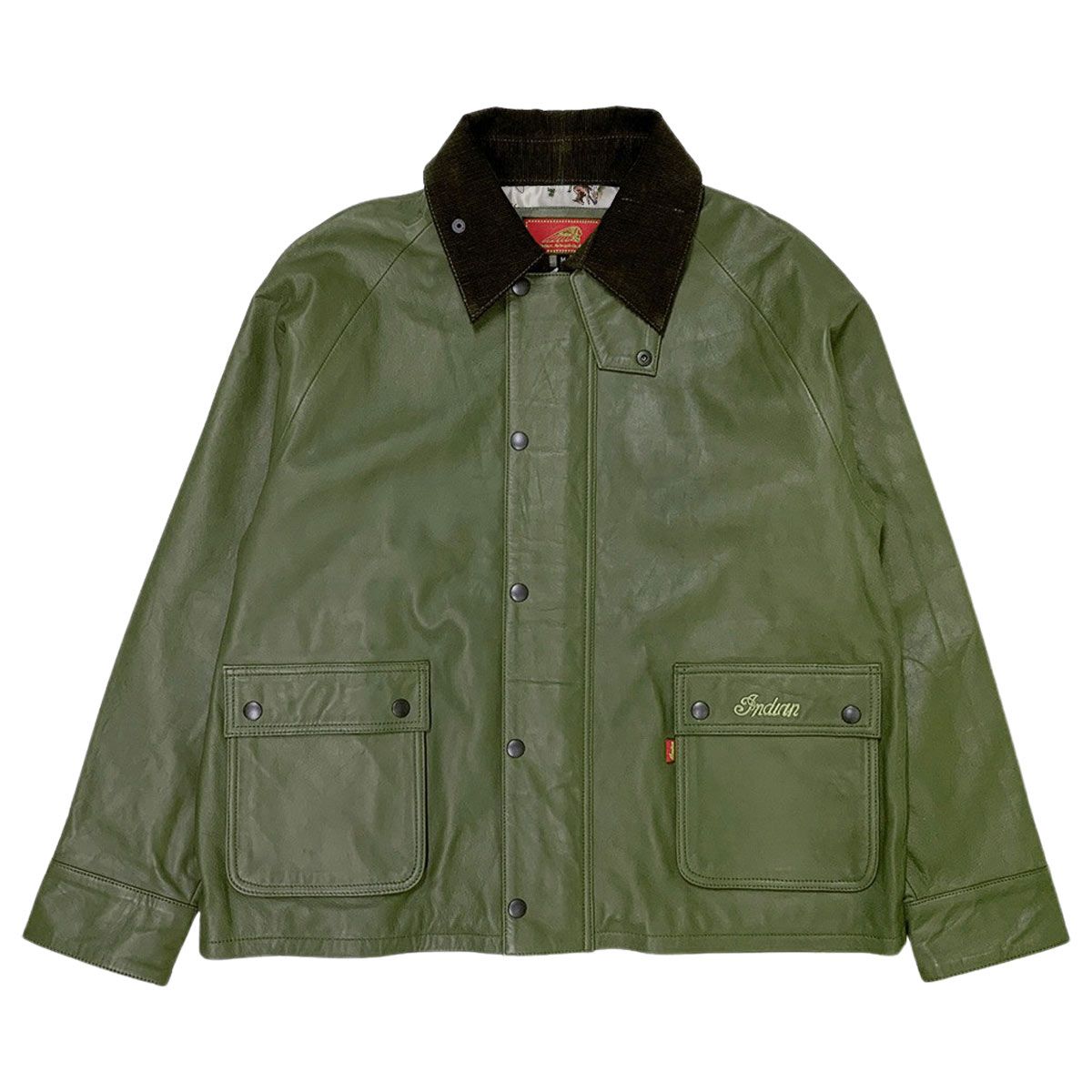 新品】 Indian インディアン Sheepskin Riding Jacket メンズ 