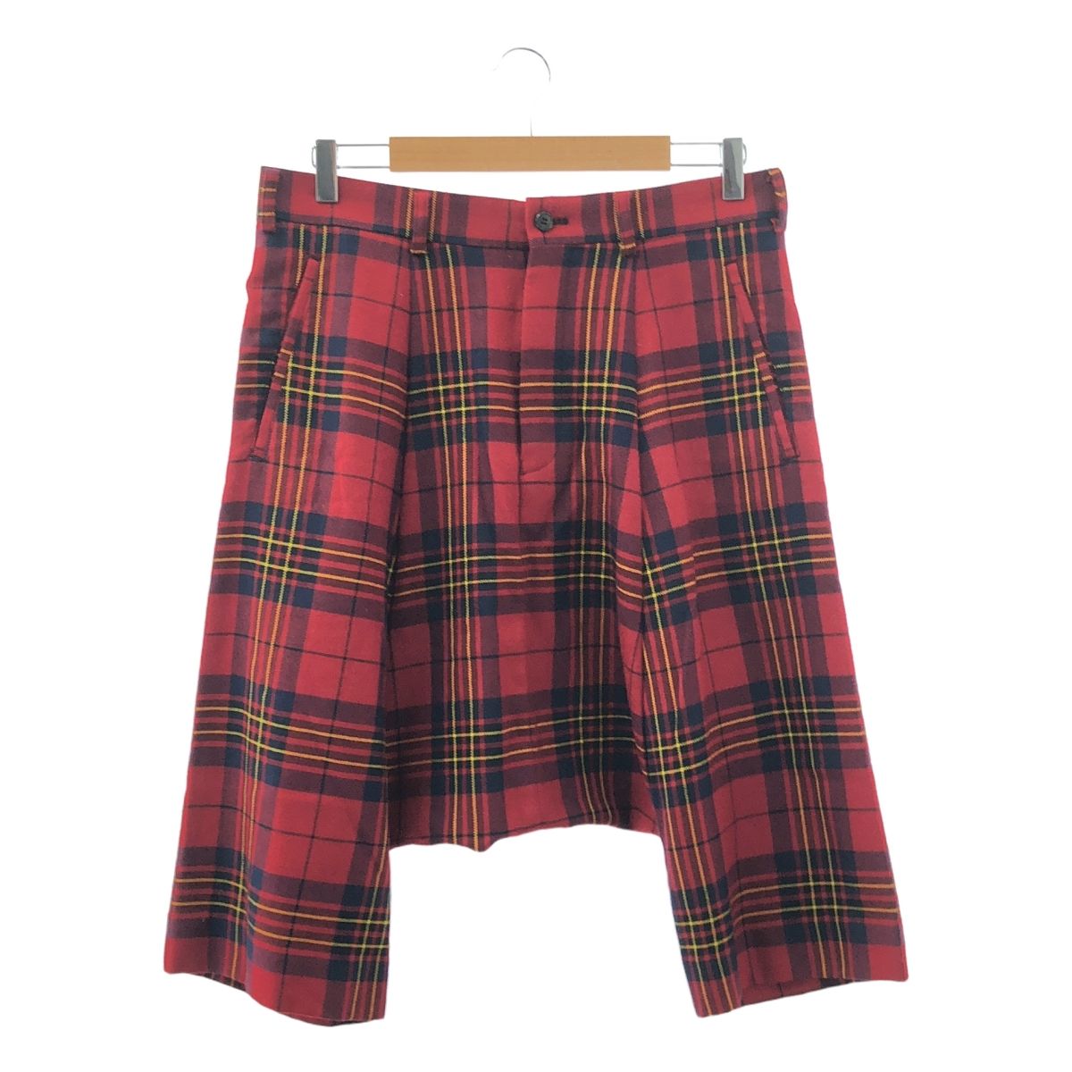 コムデギャルソンオムプリュス ギンガムチェック ショートパンツ Comme Des Garçons Homme Plus チェック ショートパンツ
