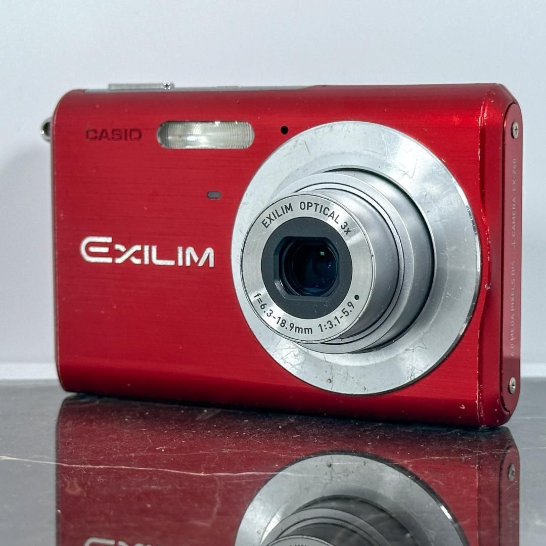 CASIO EXILIM EX-Z60 レッド カシオ エクシリム コンパクトデジカメ