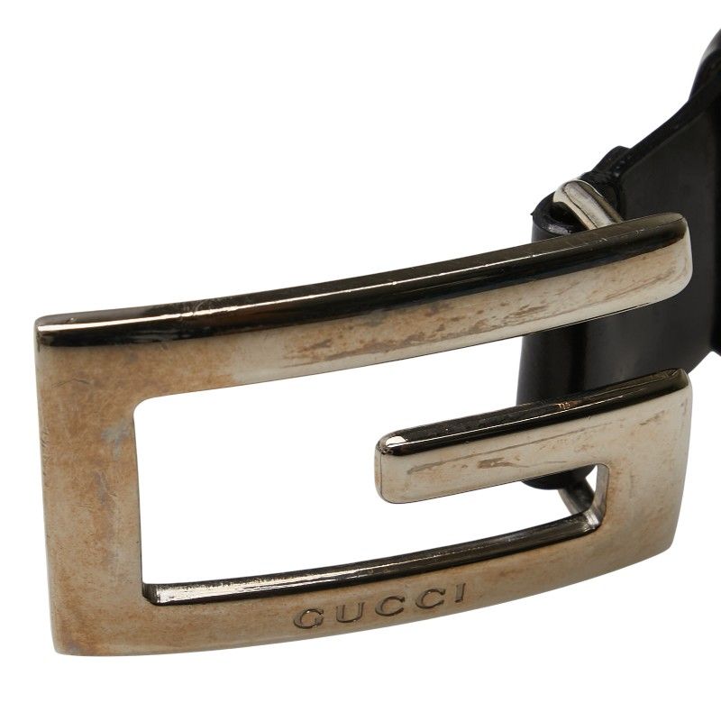 グッチ ベルト サイズ：75 30 036 1406 1004 ブラック レザー  