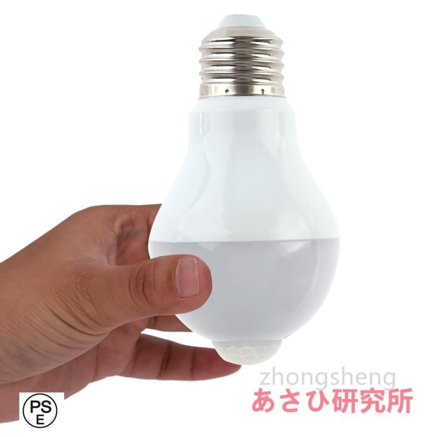新品未使用LED電球 人感センサー電球 形相当 人感センサーライト 人感 