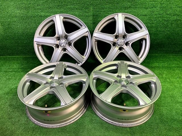 プレンシア ﾗｸﾃｨｽ ホイール アルミ シルバー 16インチ 6J 5穴 4本 100 42