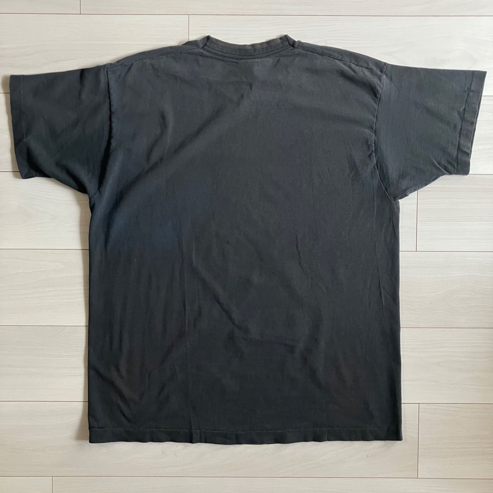 90s～ stressed out Tシャツ モーション文字 モザイク文字 ぼかし文字