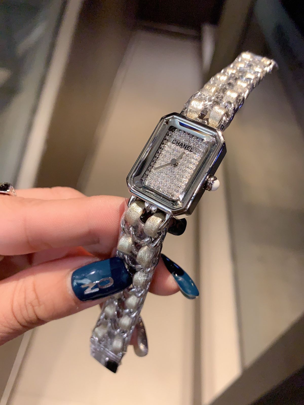GWセール★最終価格★※美品※シャネル　ダイヤモンドカット　稼働品　腕時計 シャネル(CHANEL)シャネル コード・ココダイヤ 腕時計 時計
