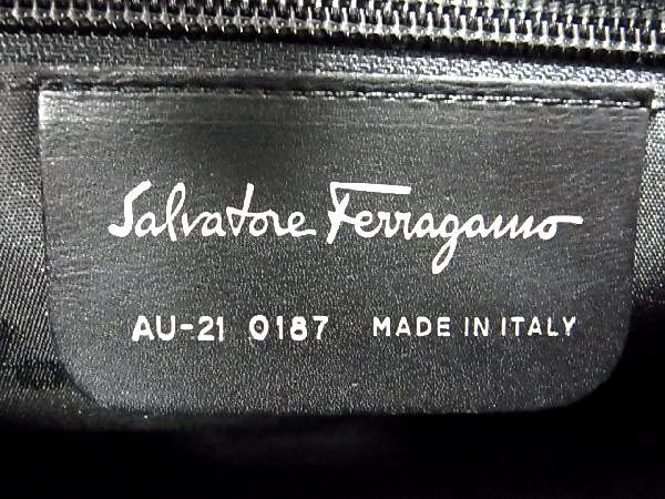 □極美品□ SalvatoreFerragamo フェラガモ AU-21 0187 キャンバス