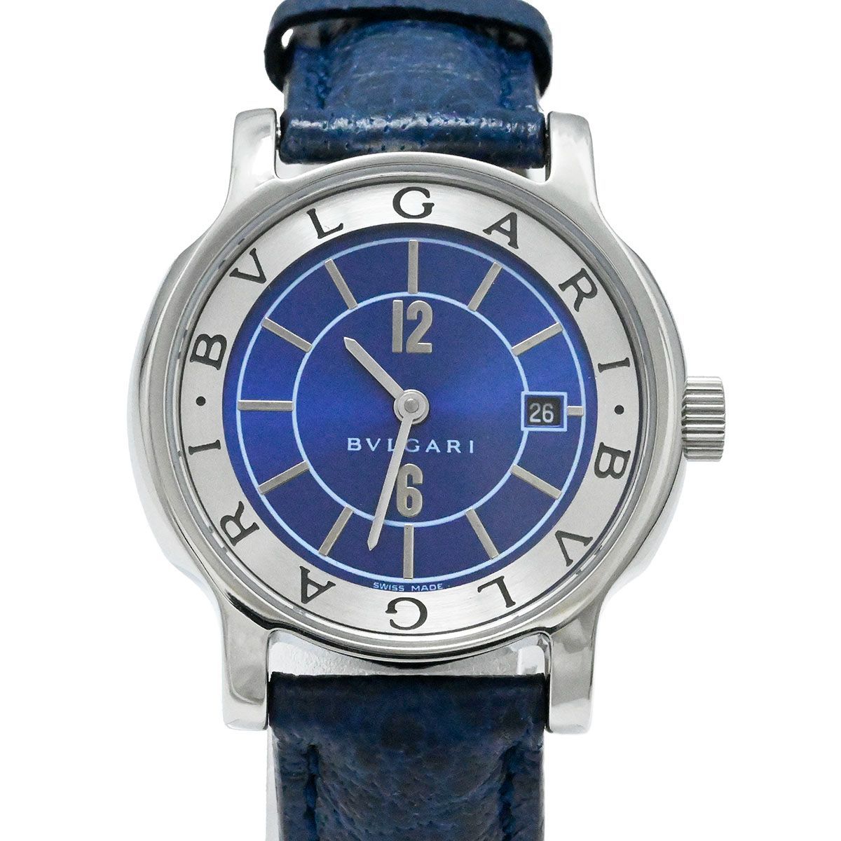 3664）ブルガリ BVLGARI ソロテンポ ANA限定 ST29S レディース