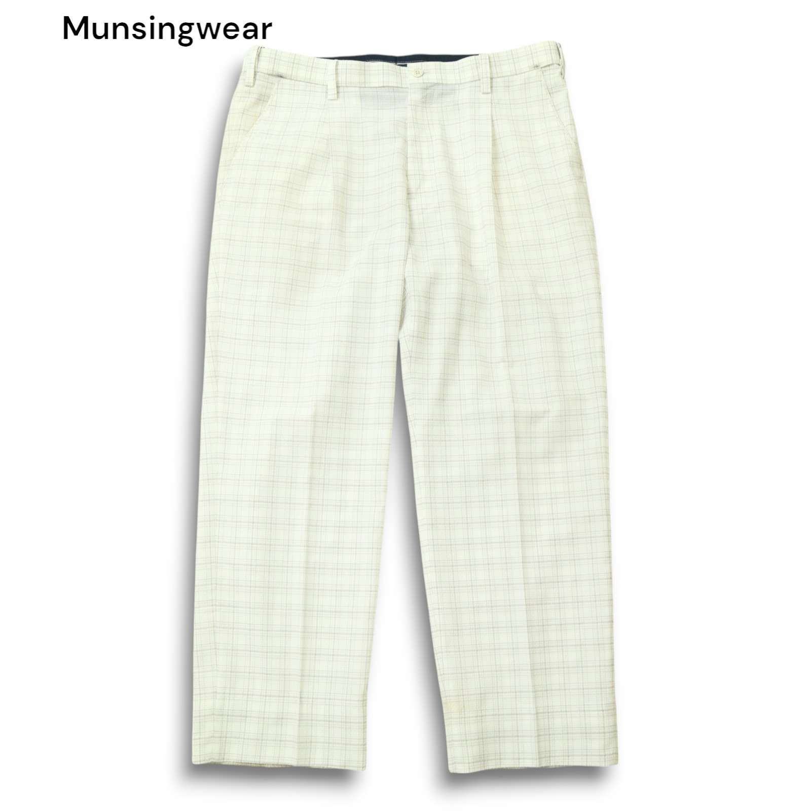 Munsingwear マンシングウェア ゴルフ 春夏 ストレッチ☆ チェック柄
