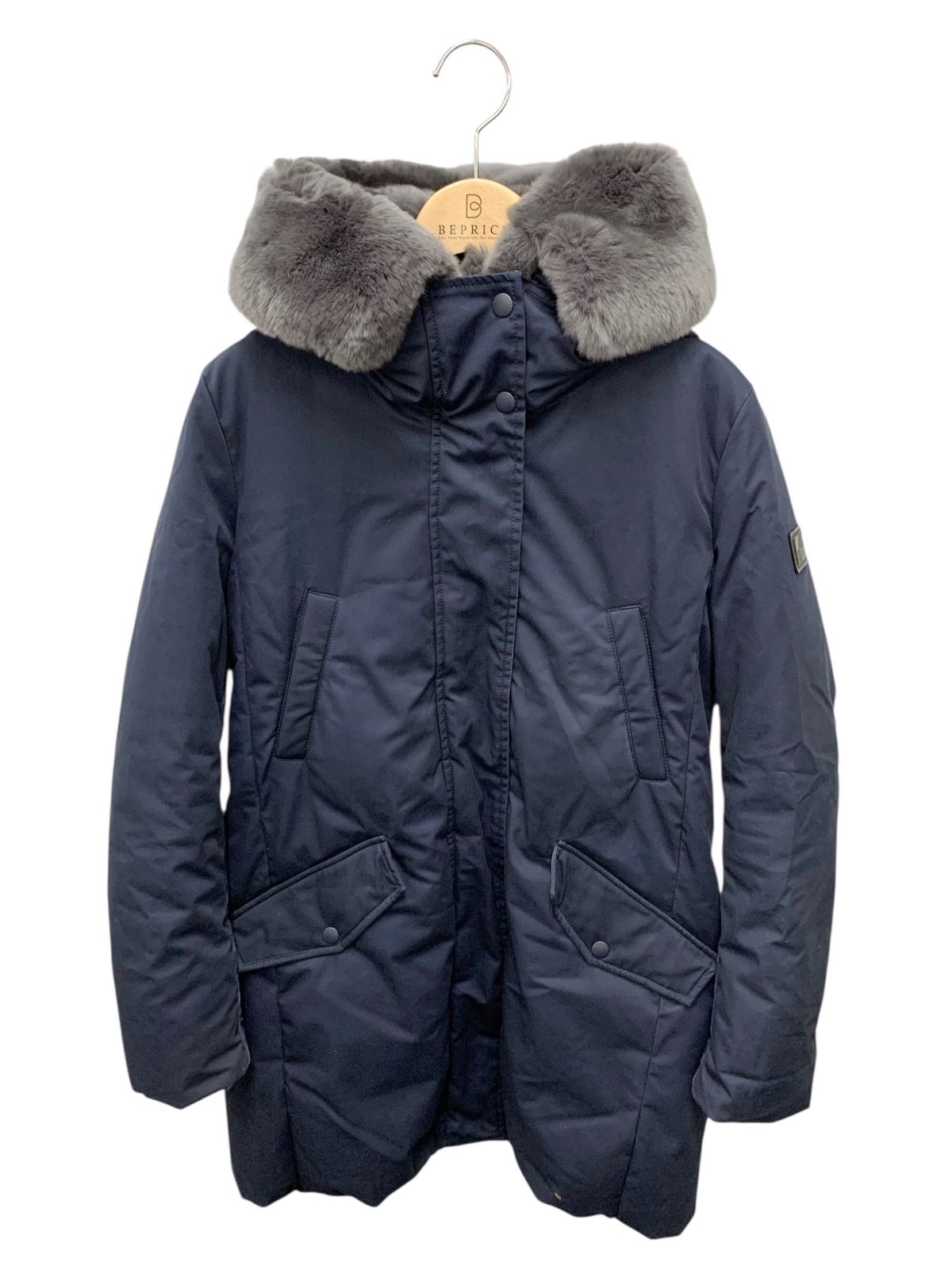ウールリッチ COCOON PARKA WWCPS2869 ダウンコート XS ネイビー 中綿 