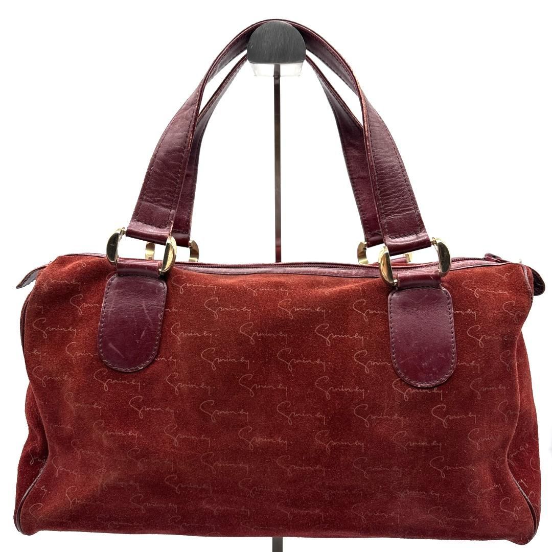 givenchy ボストンバッグ y2k GIVENCHY ジバンシー Y2K ミニボストンバッグ スエード レザー