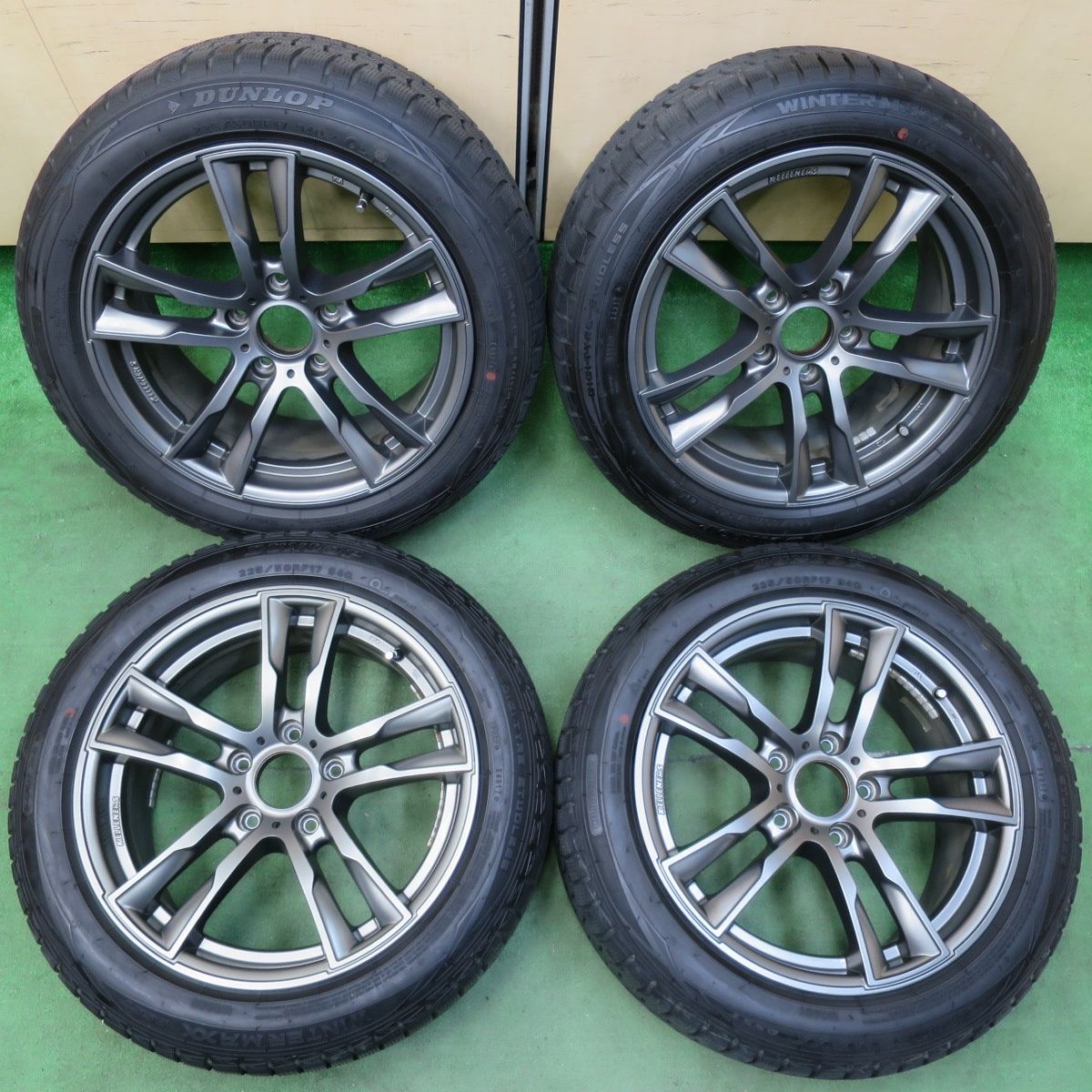 送料無料] バリ溝！キレイ！9.5分☆BMW 等 KELLENERS 225/50R17 