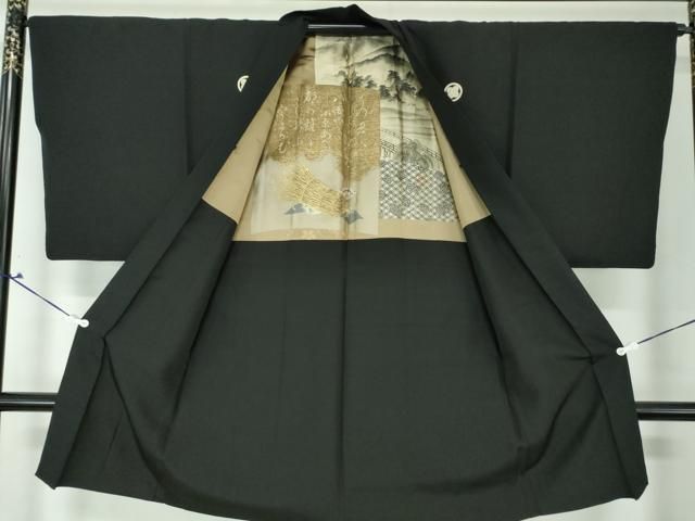 平和屋着物●男性　黒紋付　長羽織セット　正絹　逸品　DAAS3935ps 平和屋着物○男性 黒紋付 長羽織セット 正絹 逸品 DAAS3935ps - メルカリ